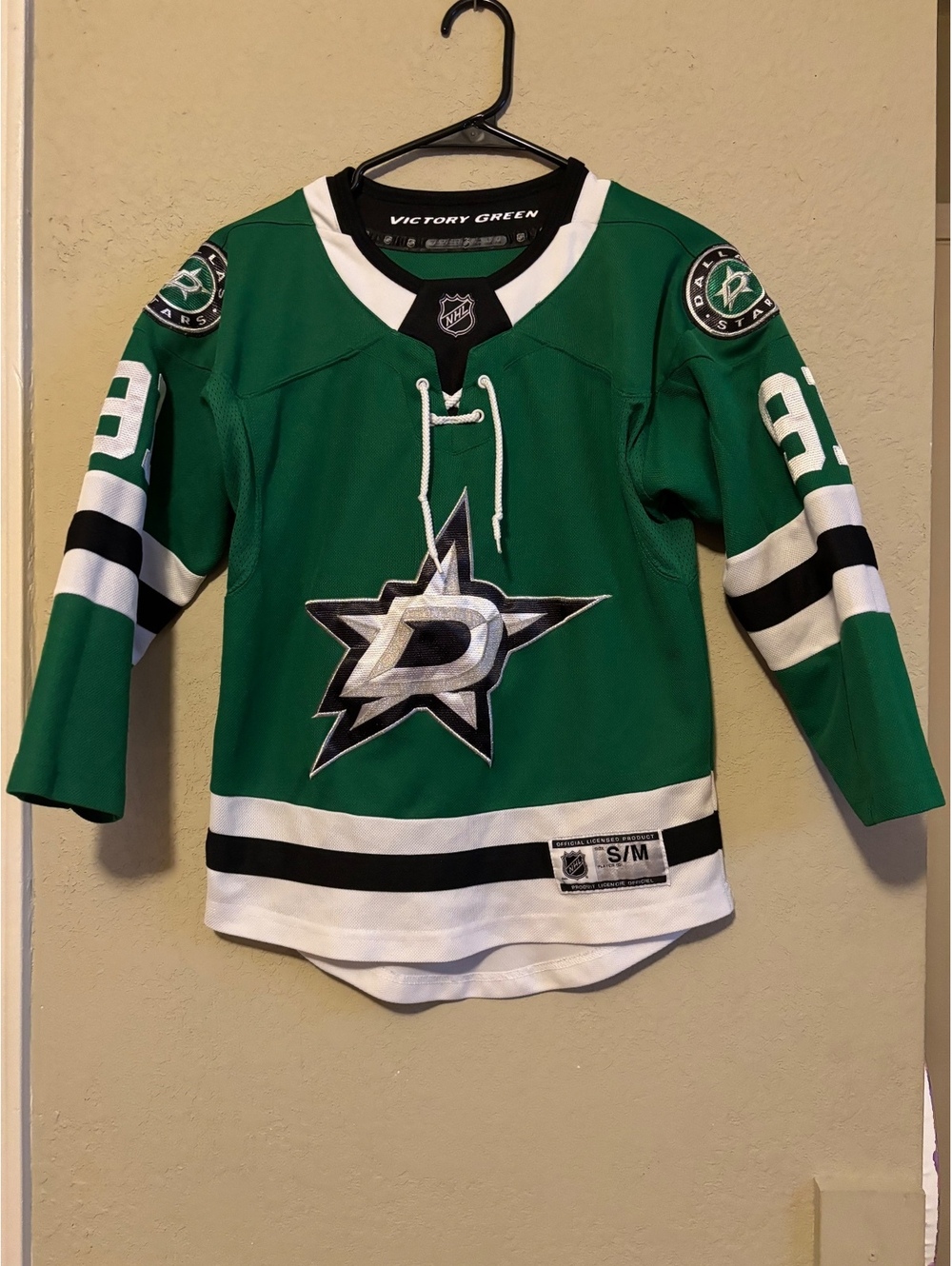 Victory Green NHL Dallas Stars Tyler Seguin #91 Hockey Jersey S/M